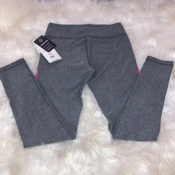 VOGO Gray Pink Stripe Leggings S - Picture 5 of 9